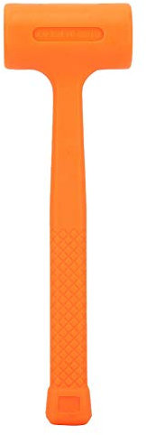 Fuerza de Martillo de Cara Blanda Dura de Goma Fuerza de Goma Hamer Martillo Muerto Martillo a Prueba de ácido para Petroquímica(0.5LB)