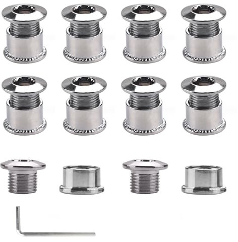 YSDMY 10 Bulloni a Corona Singola con Chiave a Brugola per Bici