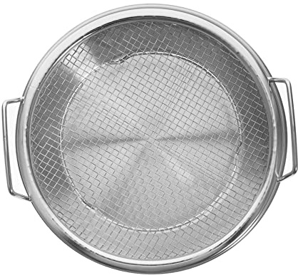 ABOOFAN Bandeja de Drenaje para Freír Plato Inoxidable Malla Especial para Uso Hogar 2pcs