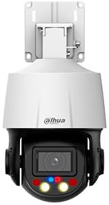 Dahua WizSense Serie Tioc PTZ Netzwerk Kuppel Kamera/ 4MP mit Infrarot und weißem Licht. Audio und visueller Alarm. 5 x Zoom Objektiv. 2.7-13.5mm. IP66. IR Licht bis 50m / weißes Licht bis zu 30 Meter