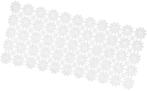 GORGECRAFT Camino de Mesa de Flores Blancas Caminos de Tela de Encaje 90x40cm Tablero de Mesa Floral Tapetes de Ganchillo Cómoda Centros de Mesa de Comedor Decorativos para Bodas Fiesta de Cumpleaños