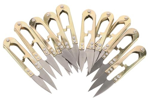 Tofficu 10stücke Nähscheren U-förmige Fadenschneider Für Präzise Schnitte Für Quilting Und Handarbeiten Und Langlebige Schneiderwerkzeuge