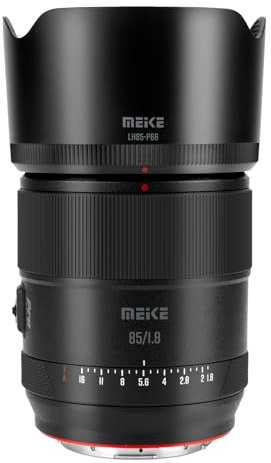 Meike Téléobjectif moyen 85 mm f/1,8 Pro plein format STM à haute résolution, autofocus, fixe pour portraits, appareils hybrides Panasonic Lumix, Sigma, Leica L S1, S1R, S1H, S5, FP, FPL, SL, SL2, TL