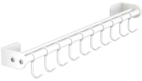 Wansiman Porta Utensili da Cucina,Portautensili da Cucina Autoadesivo,Barra Portautensili Cucina,Porta Utensili Cucina Senza Forare,Appendi Utensili da Cucina,Regolabili,per Cucina