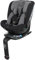 Inglesina Halley Pro, Negro, Silla de Coche Giratoria 360° ISOFIX, de 0 a 12 Años (40-150 cm), Reclinable y Transpirable, Homologada ECE R129/03