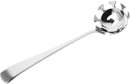 IWOWHERO Louche À Pâtes En Acier Inoxydable Cuillère De Service Pour Spaghettis Fourchette À Pâtes En Acier Inoxydable Passoire À Nouilles Pour Casserole