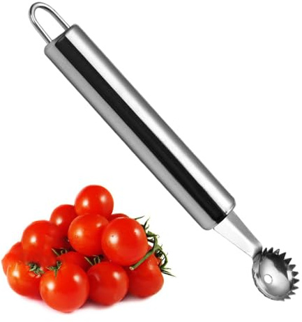 Evidenziatore Di Fragole – 16,5 X 4,5 X 2,7 Cm, Scrubber Di , Svuotatore Di Portatile In Acciaio Stelo Di Foglie Di | Solvente Di Gambi Di Frutta E Verdura