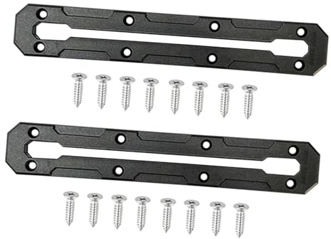Fiocias 2 Kajak Reling, Bootszubehör für Paddel, Ankerklampen, Bootsausrüstung, 9 Inch