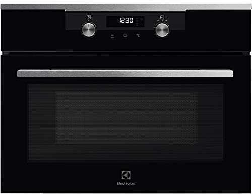 Electrolux Microonde compatto da incasso con 2000 W di potenza KVKDE40X, in acciaio inox
