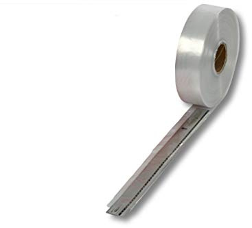 dm-folien Schlauchfolie transparent I 100 mm x 500 m I 50 μ I Unbedrucktes Verpackungsmaterial aus LDPE I Reißfeste Schlauch-Folie zum Verpacken & Einfrieren von Lebensmitteln