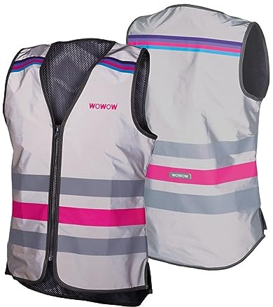 WOWOW Sicherheitsweste Lucy Full Reflek. grau mit Reißverschluss Gr.S, grau