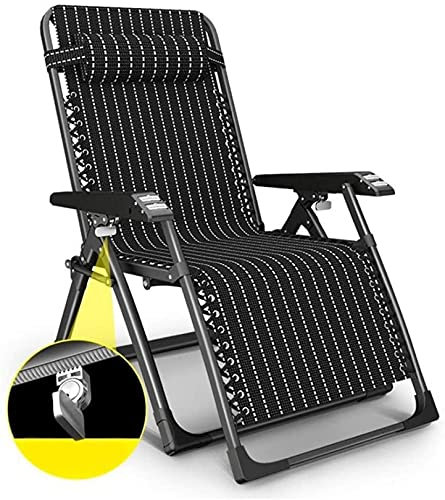 Tragbarer Gartengartenstuhl Zero Gravity Sun Lounger Faltbare, verstellbare Patio Dining Lounge Liegestühle Wasserdichtes und leichtes Metall