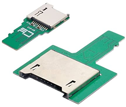 chenyang CY 2 Stück TF Micro SD-Karte Stecker-Extender auf SD-Karten-Buchse Verlängerungsadapter PCBA SD/SDHC/SDXC UHS-III UHS-3 UHS-2