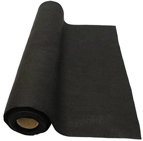 Bright Ideas Felt Roll – Black. Sheet Size: 45cm x 2.5m, 1.4mm Soft Polyester Felt Roll. Ideal for Craftwork, Sewing, Patchwork and Arts & Crafts. BI8085.
