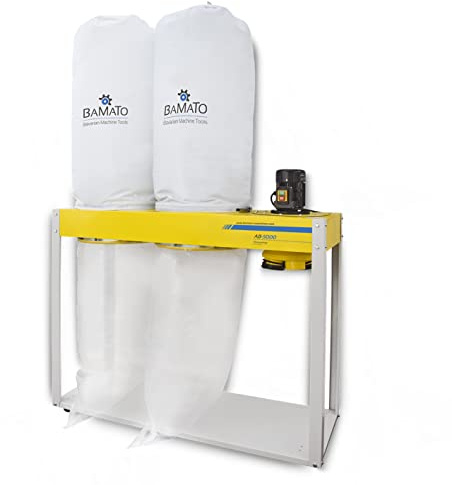 BAMATO AB-5000 | Absauganlage mit 4-fach Verteiler (400V) | hohe Saugleistung 5000 m³/h | 4-fach Verteiler | integrierte Fahreinrichtung | Späneabsaugung Werkstatt