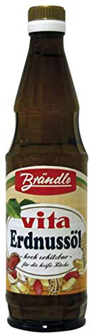 Aceite de cacahuete refinado 500 ml para freír y wok alta temperatura sabor suave cocina asiática
