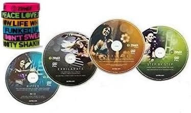 Luna24 simply great ideas... 4 teiliges Zumba DVD Set inklusive Zumba Sportarmband Zumba Fitness Zumba Video Zumba Workout
