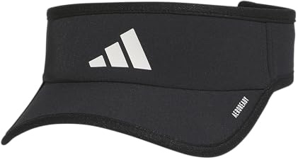 adidas Herren Superlite Adjustable Fit Sport Performance Visor, Schwarz/Weiß/3.0, Einheitsgröße, Schwarz/Weiß/3.0, EinheitsgröÃŸe