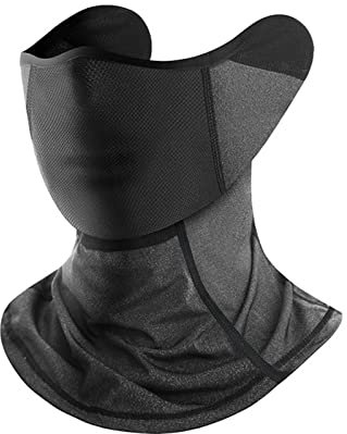 DIERI Sturmhaube Gesichtsmaske für Herren Damen Eisseide Schal Kopfbedeckung Sturmhaube für Staub Sonnenfester Windschutz