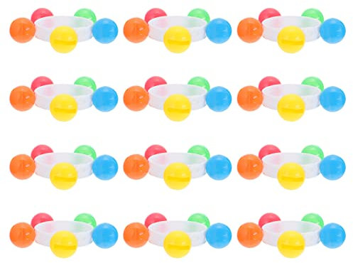 KAILIKETIY 12stücke Armband-glöckchen Für Junge Mädchen Jingle-bell-rhythmus-instrumente Zufällige Farbe Aus Stoffbändern Klare Für Weihnachten Halloween Partys Und Musikunterricht