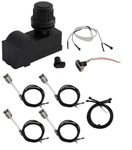 EpheyFIF Grillanzünder Set mit elektronischem Zündmodul für Charbroil, einfache Installation, dauerhafte Leistung, perfekte Passform, effiziente Zündung, komplettes Set (2