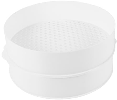 Hemobllo Vaporera Microondas Doble Recipiente para Cocinar al Vapor Seguro PP para Pescado Arroz y Verduras Casa