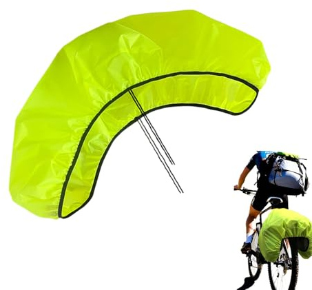 Generico Coperchio di - Shield a Rack Impermeabile da 24x18 Pollici, Protezione per Tutta la Pannier meteorologica, Copertura per Pioggia del Bagagliaio Durevole | Accessorio di Guida Essenziale