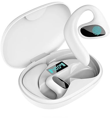 osiuujkw Cuffie con traduttore Bluetooth AI con supporto per la traduzione, anti-rumore per ufficio, stanza, attività commerciali e ambito accademico, bianco