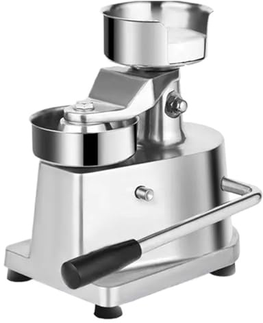 Oiyekntd Pressa per Hamburger, pressa per Hamburger Commerciale in Acciaio Inox con Manico Antiscivolo, pressa per Hamburger da 10/13/15 cm 13cm
