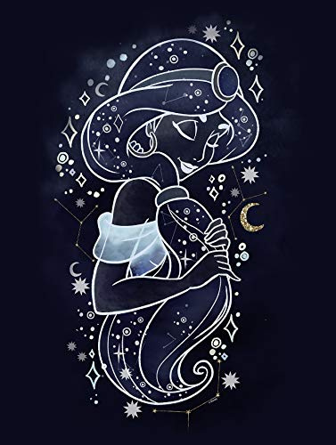 Komar Disney Wandbild Jasmin Stars | Kinderzimmer, Babyzimmer, Dekoration, Kunstdruck | ohne Rahmen | WB084-30x40 | Größe: 30 x 40 cm (Breite x Höhe)