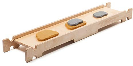 Erzi 46397 Balancierbrett S Feldstein aus Holz, für Sport und Therapie | Balance und Motorik, für Freizeit