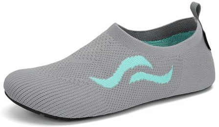 SAGUARO Zapatillas de Estar por Casa Hombre Mujer Zapatos de Casa Ligero Comodas Pantuflas Flexible Antideslizante, Gris Oscuro 40/41 EU
