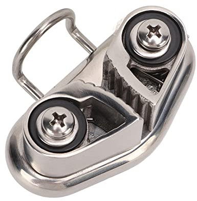 VOBOR Boat Cam Cleat Pilates-Ausrüstung für Segelboote Edelstahl 316 hochglanzpoliert für 10 mm Seil Pilates-Ausrüstung für Boote