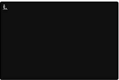 SUPER KITCHEN 2mm Thickness Electric Induction Hob Worktop Protector, Nonstick Silicone Pastry Rolling Mat, Craft Resin Mat, Heat Proof Table Placemat for Air Fryer, Pan, Coffee Machine(60x40cm,Black)