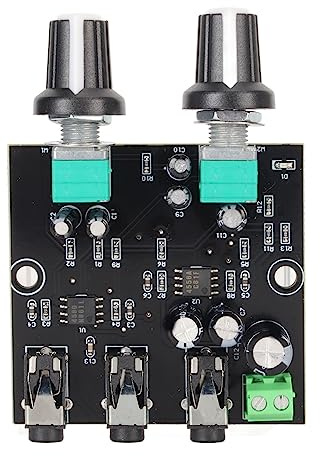 Module de Carte de Mixage de Signal Sonore Stéréo 2 en 1 avec Amplificateur, Interface 3.5mm, pour écouteurs, Amplificateurs