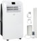 HOMCOM Portable Air Conditioner 12000 BTU, 3-in-1 Cooling, Fan & Dehumidifier Mode, Mobile Air Conditioning Unit with Digital Display, Remote Control, 24H Timer, Window Kit for Rooms up to 35㎡