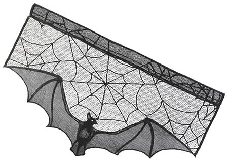 Cabilock Tende Horror Di Halloween Ragno Realistico Ragnatela Per Porta Decorativa