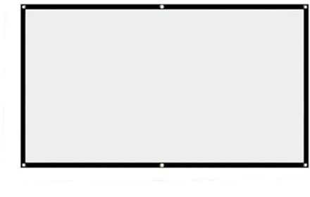 Projector Screen 150 Inch 16:9 Portable HD Projector Screen Indoor Outdoor HD Film Screen Portable Foldable Projection Curtain Polyester for Projector Home Theater