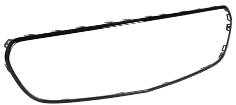 Front Bumper Grill Surround Trim with High Strength Material, Stylish Design for E Class W213 C238 AMG Line Pre Facelift Vehicles (Black)
