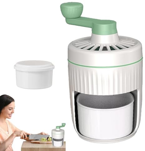 Manueller Eisschneider, Eisrasiermaschine, Zerkleinerte Eismaschine Tragbarer Eiszerkleinerer - Smoothie-Maschine, kleine Eiszerkleinerungsmaschine, für Picknick in c