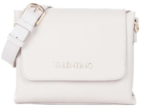 Valentino Satchel Small, Alexia-Borsa a Tracolla Piccola Donna, Perla, One Size