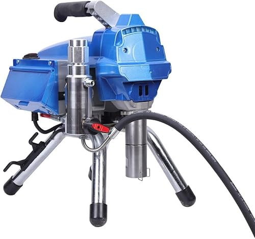 OUKANING Airless Farbsprühsystem 23Mpa 3000W - Airless Spritzgerät Airless Farbspritzgerät 3,5L/min Airless Farbsprühgerät mit 10m Schlauch 206Bar Hochdruck Hydrodynamische Farbsprühsystem 30cm Sprühb