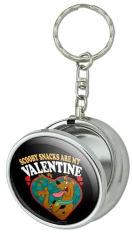 GRAPHICS & MORE Scooby Doo Scooby Snacks are my Valentine Portable Travel Size Pocket Purse Ashtray Keychain with Cigarette Holder