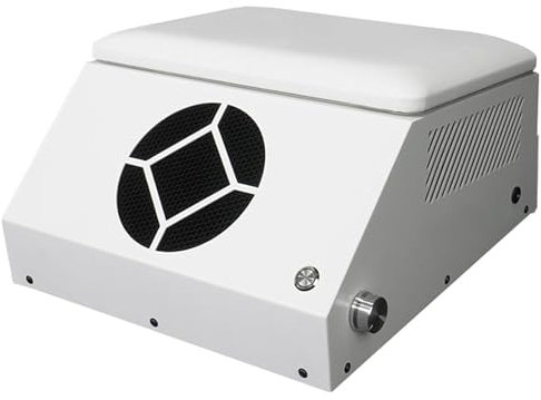 GTHTUHFD Potente Aspirador De Uñas con Ventilador Colector De Polvo, Aspirador De Uñas Profesional De 120 W con Reposabrazos Superior Y Filtro Reutilizable, Alta Velocidad 41