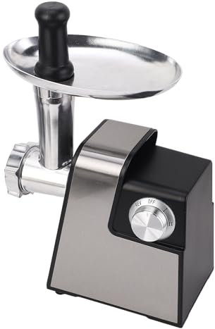 Molinillo de Carne Eléctrica, 10 en 1 Carne de Carne de Carne Eléctrica 2800W Moldolero de Carne Pesada Multifuncional con 2 Velocidades + Función Inversa, 8 Cuchillas de (EU