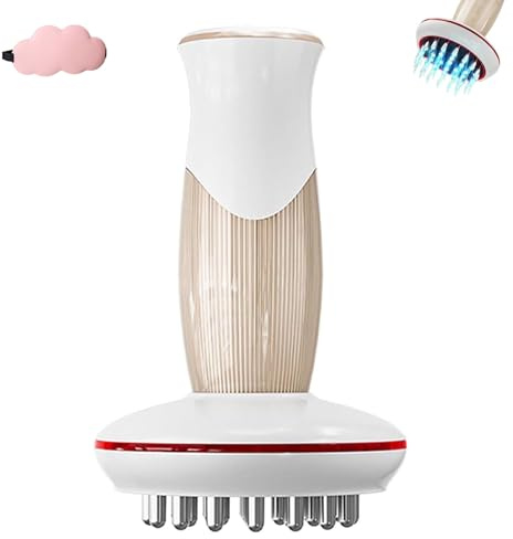 Farad Beauty Heated Brush, Faradbeauty Brush Massager with Heat/5-Speed Vibration Massage Reduces Puffiness Soothes Relaxes, Massage Tool Machine for Belly, Arms & Legs, Back, Body (1Pcs)