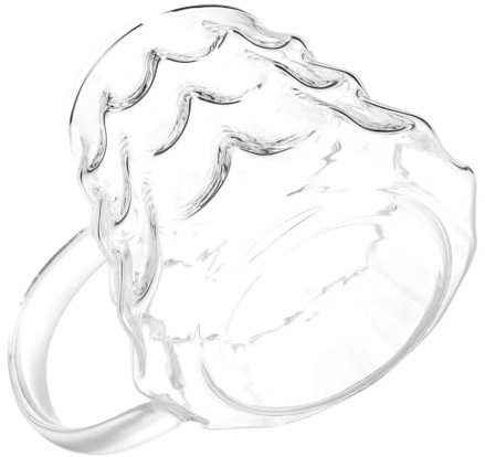 VALICLUD Copa De Piña Navideña Transparente Con Asa Taza Para Café Caliente y Jugo De Frutas Para Decoración Festiva Fiestas De Navidad