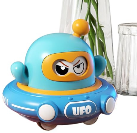 Nhujevkom Juguetes De Platillo Volante De Retroceso,Nave Espacial Juguete Rebote Retroceso | Juegos Exteriores E Interiores para Patio Jardín Habitación Infantil Y Parque