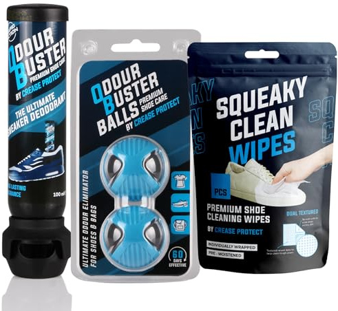 Crease Protect Sneaker & Shoe Care Bundles – Premium Cleaning, Protection, Polishing & Crease Prevention Kits