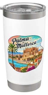 Palma de Mallorca Vaso térmico de acero inoxidable de doble pared